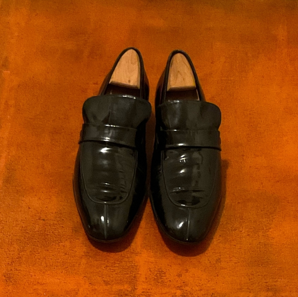 Gucci Evening Shoe in Patent Leather with Cuban Heel